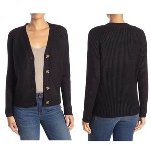 Devotion by Cyrus Black Button Cardigan Size L